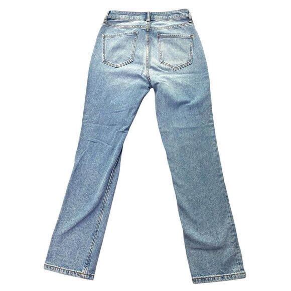 Elizabeth and James Women's‎ The Vintage Straight Jeans Size 27 Retro Light Wash - Picture 5 of 11